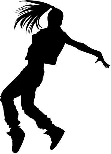 374 X 518 7 0 Hip Hop Dance Silhouette Png 374x518 Png Clipart Download