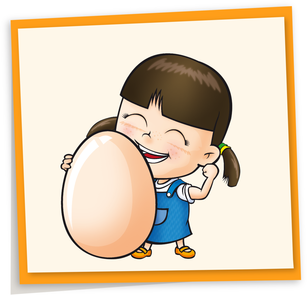 Eggs Can Keep Your Strong Ⓒ - Boy Eating Egg Clipart (1000x960)