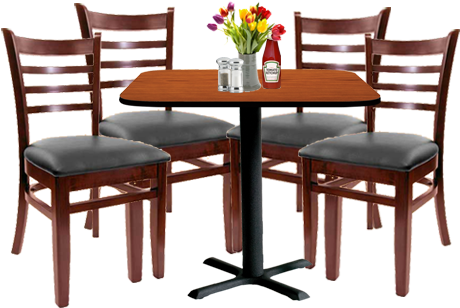 Office Collection Clipart 39031 - Restaurant Table Transparent Png (460x460)