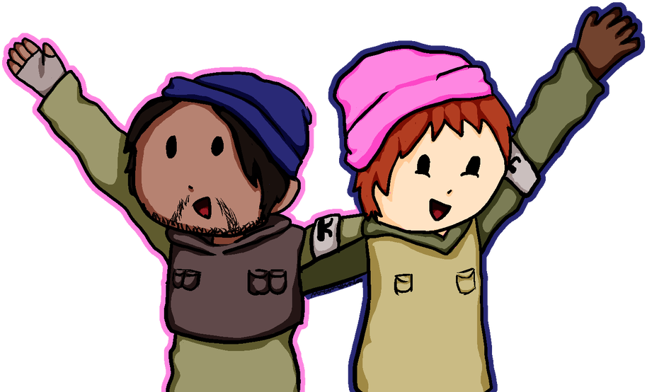 Spooker And Colon By Aureumdrako - Cartoon (1024x675)