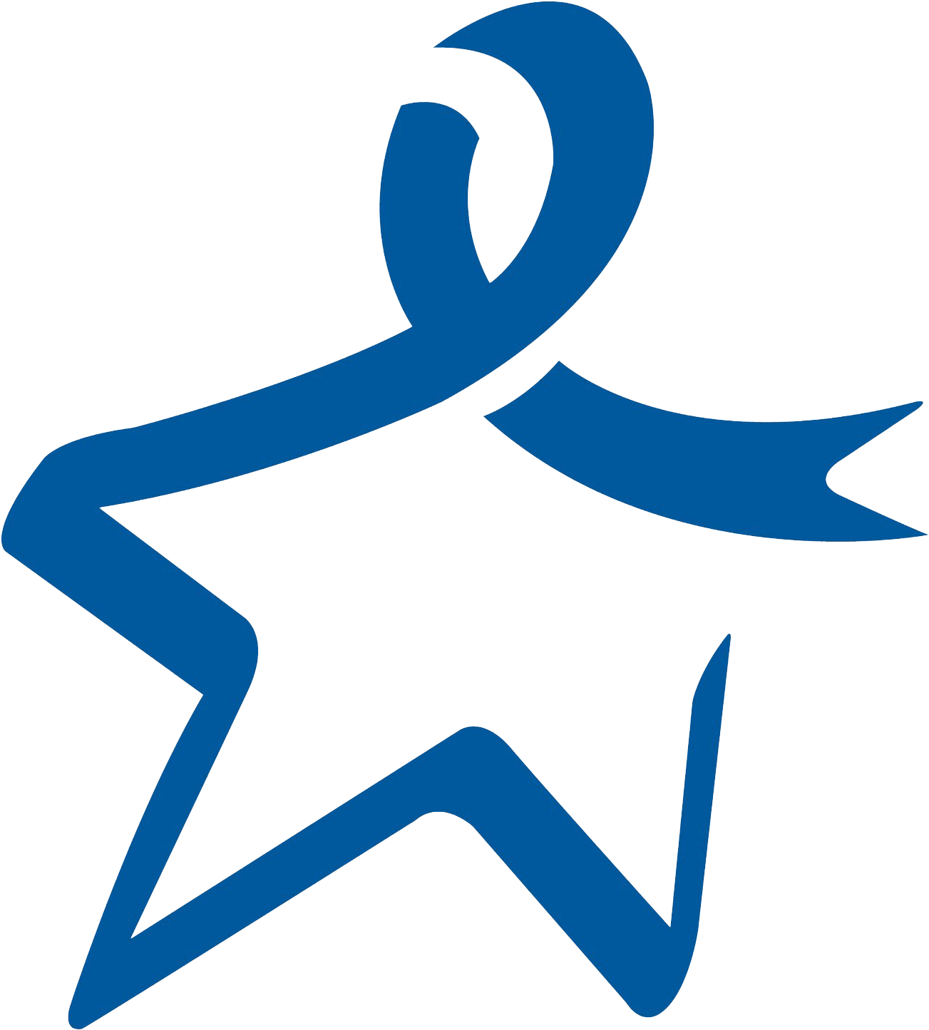 Colon Cancer Ribbon Png - Colon Cancer Star (1489x1600)