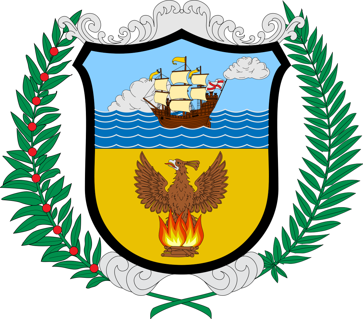 Colón - Bandera De La Provincia De Colon (1200x1053)