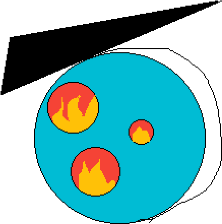 Angry Eye - Circle (1000x1000)