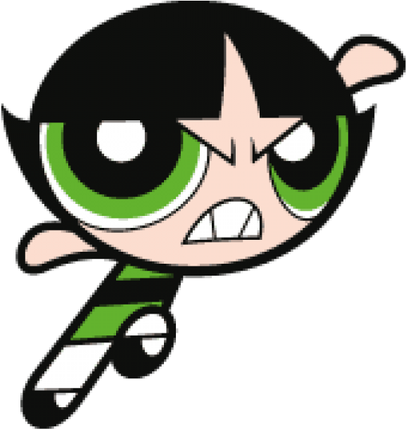 Free Png Download Angry Buttercup Clipart Png Photo - Powerpuff Girls Buttercup Angry (850x646)