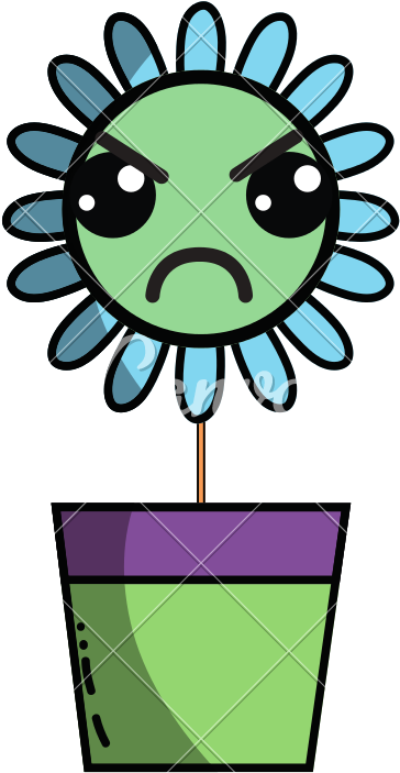 Angry Flower Plant - Angry Flower (800x800)