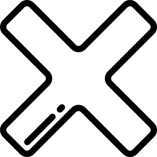 Multiply Signs Maths Shapes And Symbols Cancel - White Cross Png Icon (512x512)