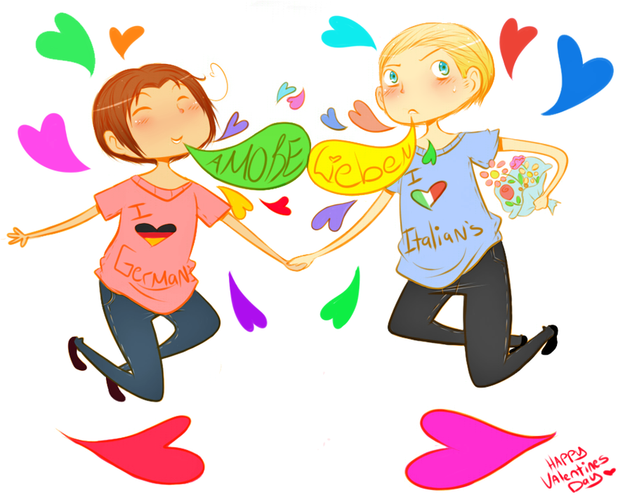 Happy Valentines Day, 2012 Gerita By Shino Love Bug248 - Cartoon (900x711)