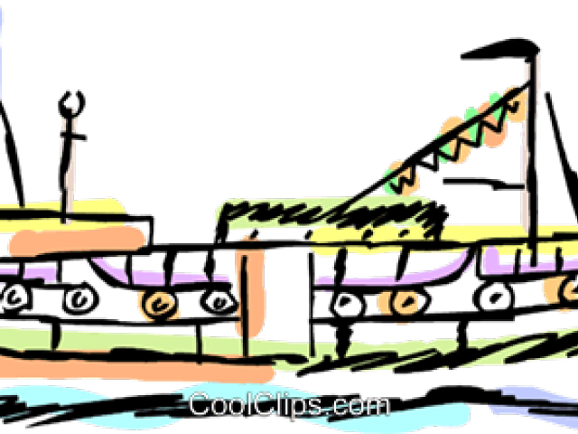 Ferry Clipart Baot - Ferry Boat (640x480)