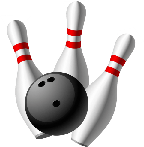 Free Png Download Bowling Clipart Png Photo Png Images - Bowling Pins And Ball Png (480x490)