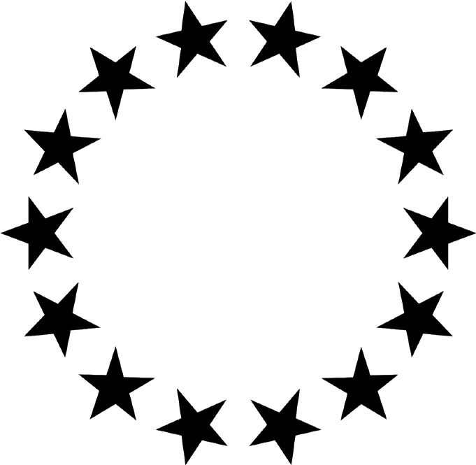 Star Circle Circleframe Stars Blackstar Blackstars - South Effingham High School Logo (1024x1024)