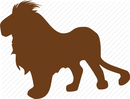Animal Crown King Lionking - Zoo Animal Glyphs (512x390)