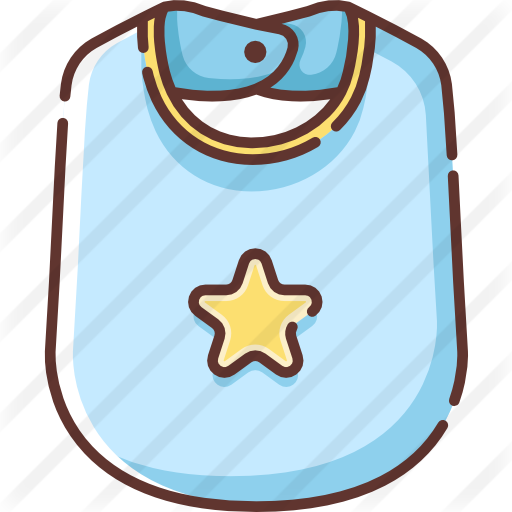 Baby Bib Free Icon - Infant (512x512)