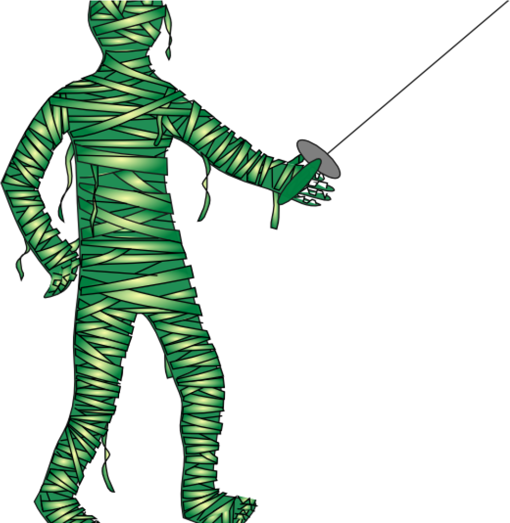 Mummy Clip Art Green Fencing Mummy Clip Art At Clker - Egyptian Mummy Clip Art (1024x1024)