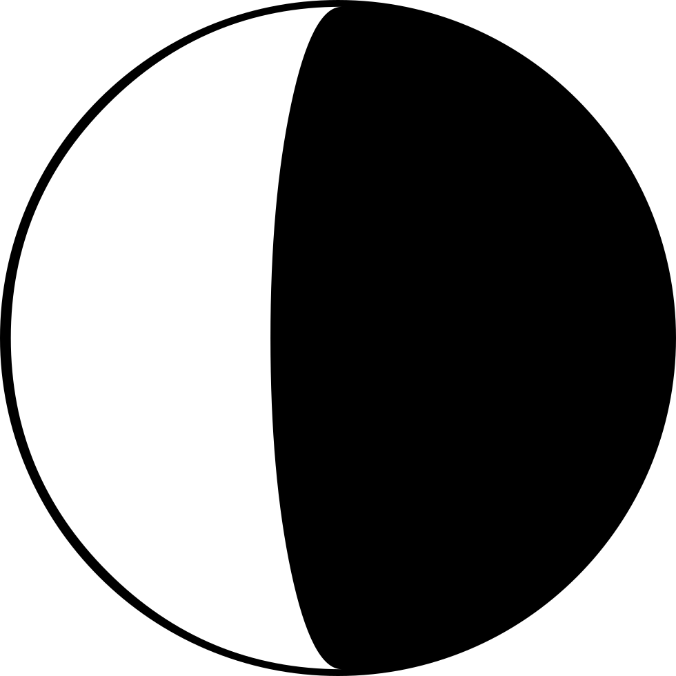 Moon Phase Symbol Comments - Circle (980x980)
