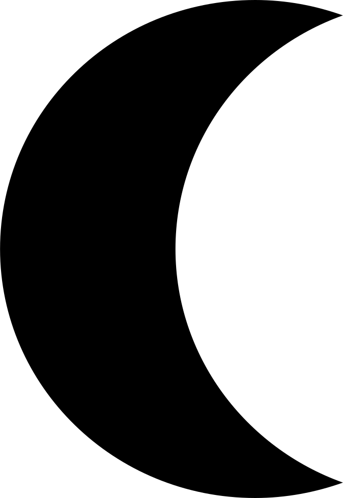 674 X 980 5 - Crescent Moon Shape Png (674x980)