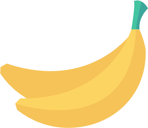 Banana Free Food Icons - Icono Banano Png (512x512)