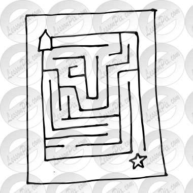 Maze Clip Art - Maze Clip Art (380x380)