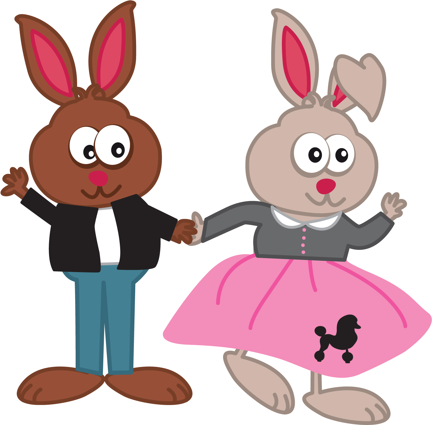 Sock Hop Photos Clipart - Cartoon (1605x1582)
