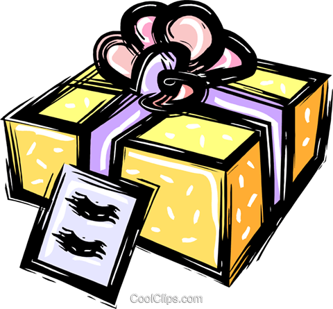 Special Gift Royalty Free Vector Clip Art Illustration - Special Gift Royalty Free Vector Clip Art Illustration (480x445)