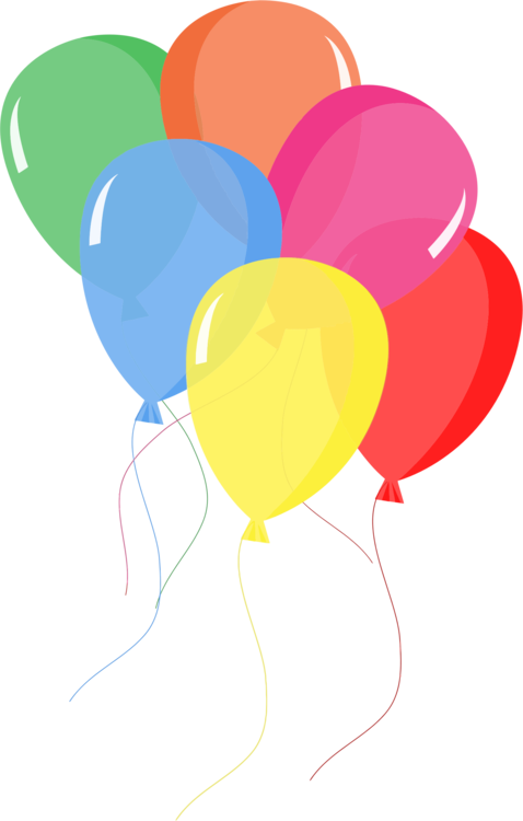 Balloon Release Birthday Download Feestversiering - Clipart Balloons (478x750)