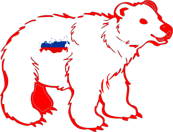 Grizzly Bear Clip Art Black And White (600x458)