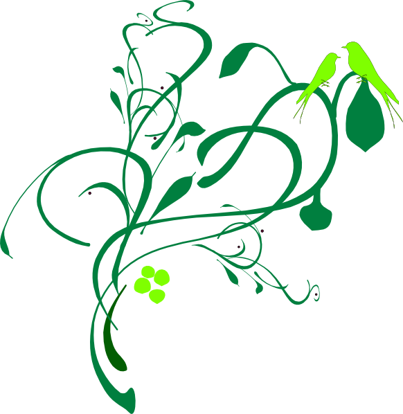 Birds On A Branch Clipart - Birds On A Branch Clipart (582x598)