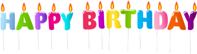 Free Png Download Happy Birthday Candles Png Images - Happy Birthday Candles Png (850x238)