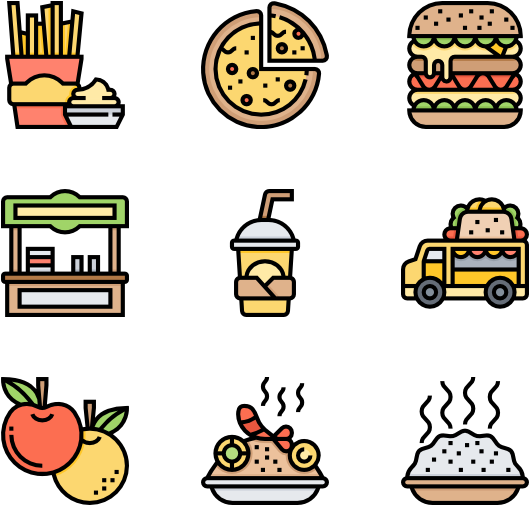 Street Food And Food Trucker - Png Check Up Vector (600x564)