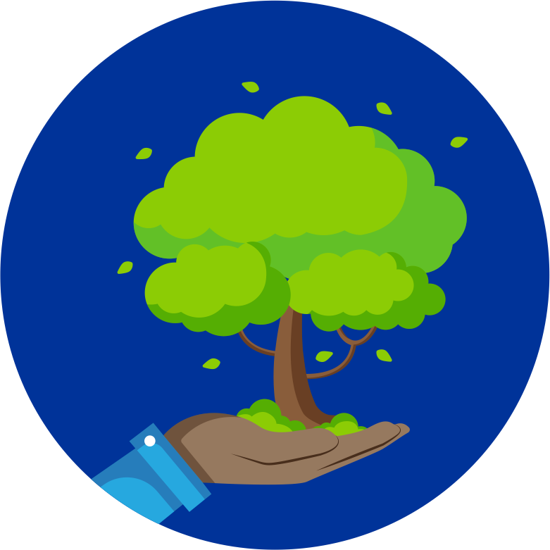 Free Clipart Of Planet Earth Encircled With Trees - Tree (781x781)