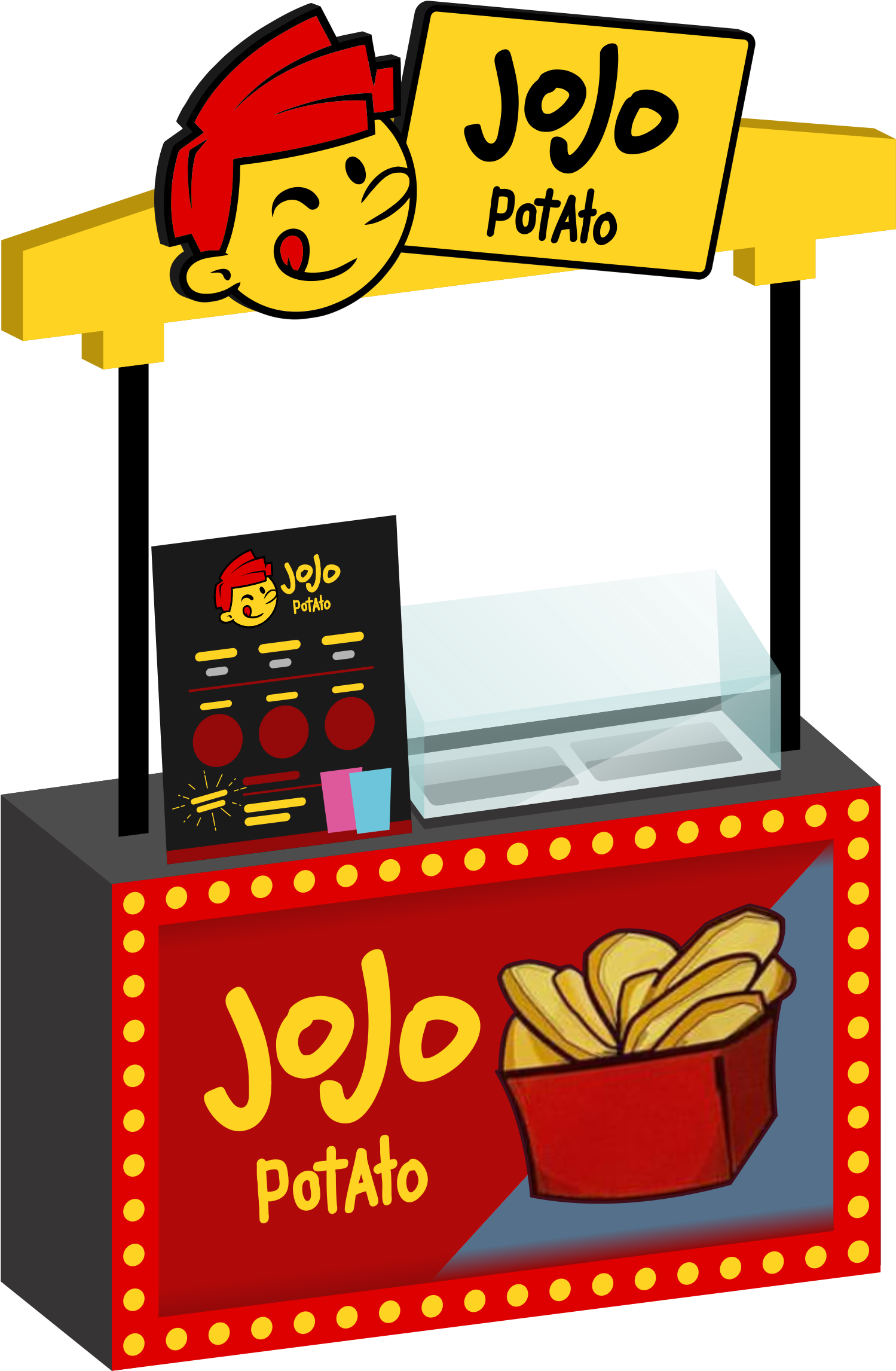 Jojo Potato Big Cart - Jojo Potato Big Cart (2030x2550)