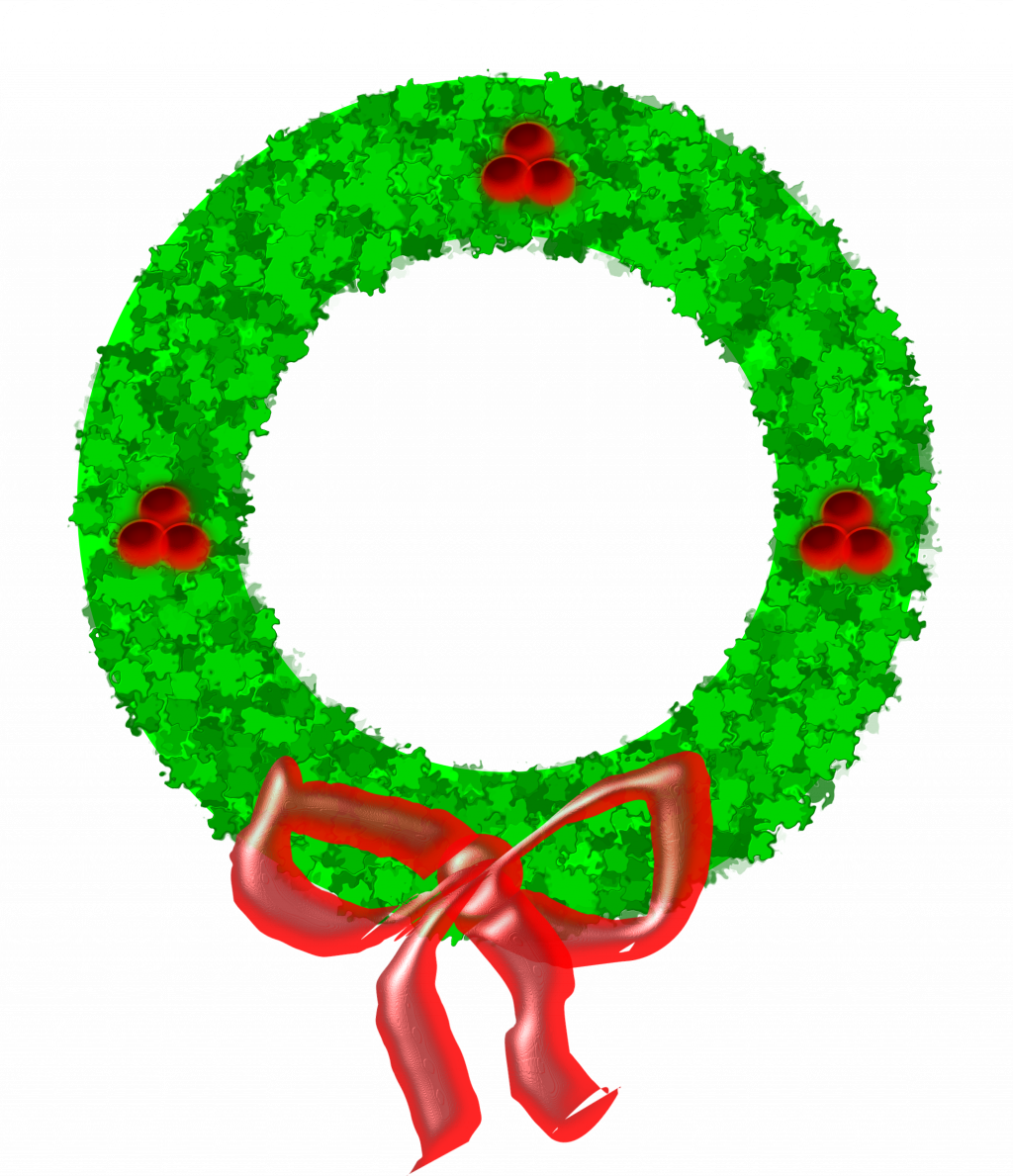 Holiday Wreath Clipart Free Download Best Holiday Wreath - Holiday Wreaths Clip Art (1024x1189)