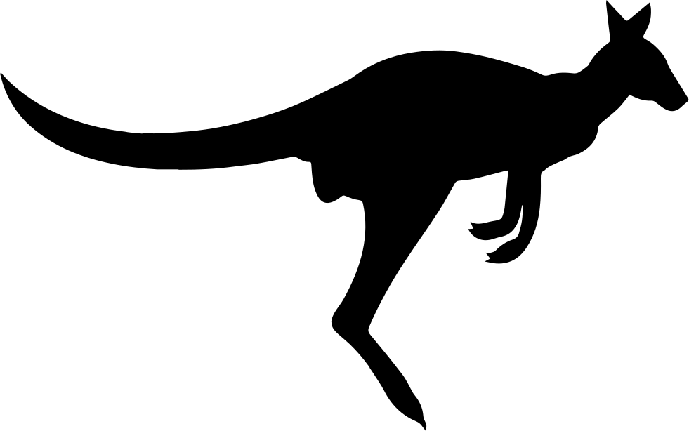 Wallaby Mammal Animal Silhouette Comments - Macropods (981x614)