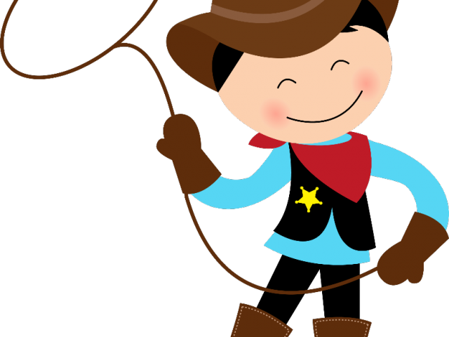 Cowboy Clipart Number - Cowboy And Cowgirl Clipart (640x480)