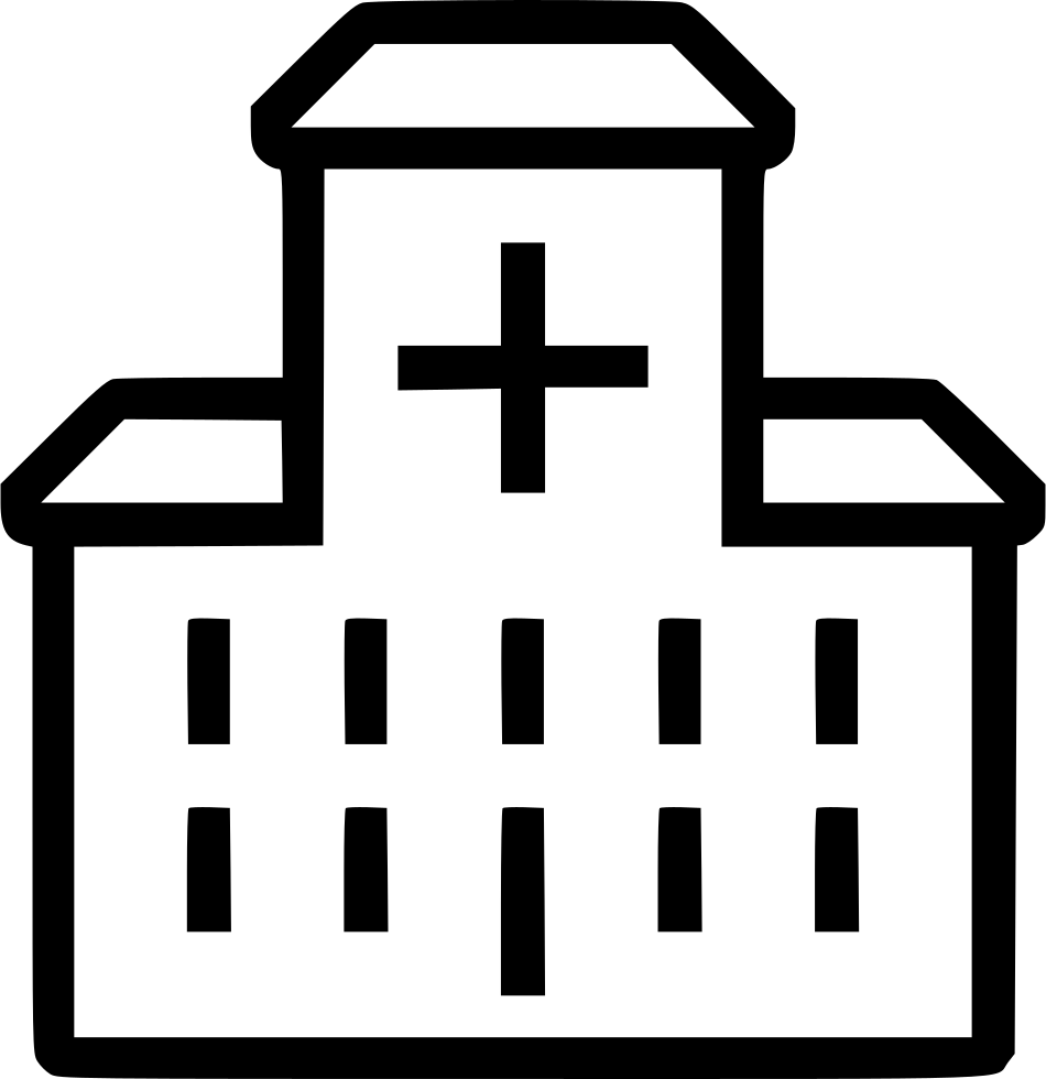 Clipart Hospital Hospital Clinic - Вокзал Пнг (950x980)