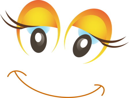 Smiley Emoticon Computer Icons Wink Female - Happy Female Clip Art (447x340)