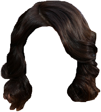 Long Hair Clipart - Long Hair Png Male (348x384)