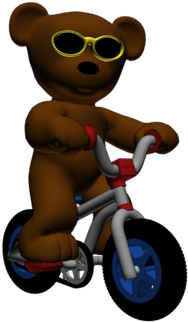 Stl Files Teddy Bear Bmx 6 Colours, Steph - Teddy Bear (480x480)