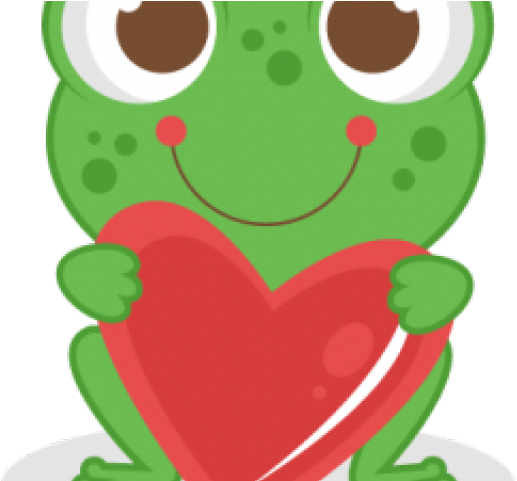 Green Frog Clipart Heart Clipart - Cute Frog Clipart Png (640x480)