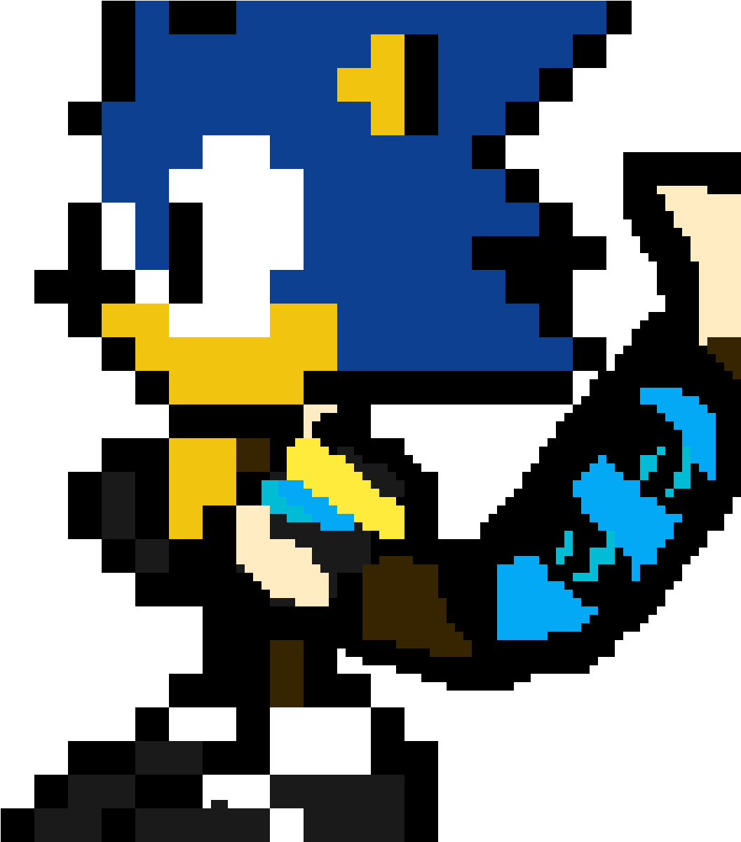 Victoria Pixel Art - Sonic Minecraft Pixel Art (1200x1200)