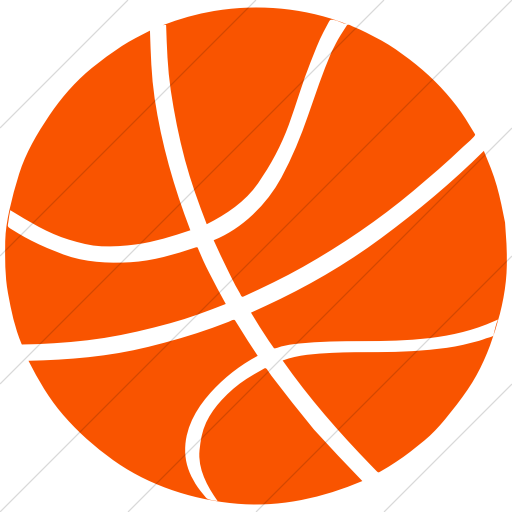 Classica Basketball Icon Simple Orange - Žkd Ježica (512x512)