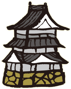 Deluxe Japan Clipart Japanese Castle - Japanese Castle Clip Art (420x315)