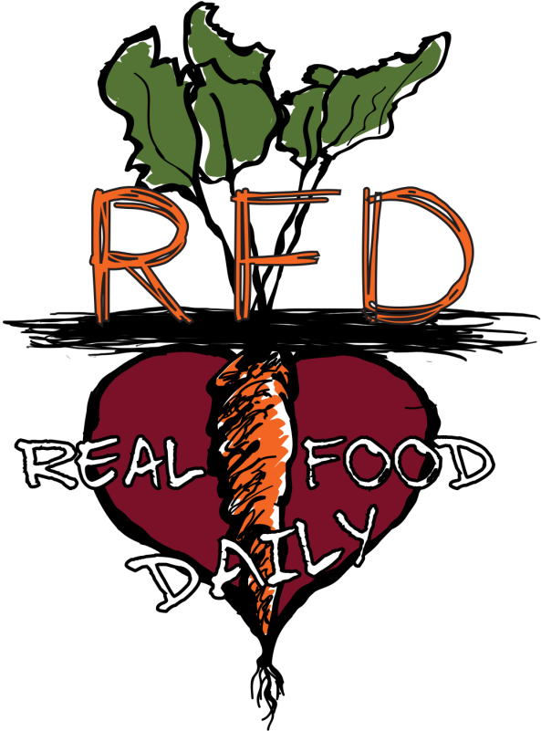 Harvest Clipart Vegitables - Real Food Daily Logo (701x800)