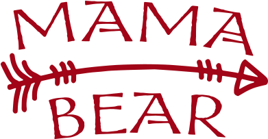 Mama Bear With Arrow Vinyl Decal Sticker, Premium Matte - Enlace Chicago (400x400)