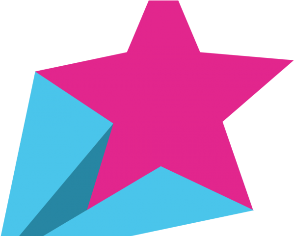 Falling Stars Clipart Star Shape - Falling Stars Clipart Star Shape (640x480)