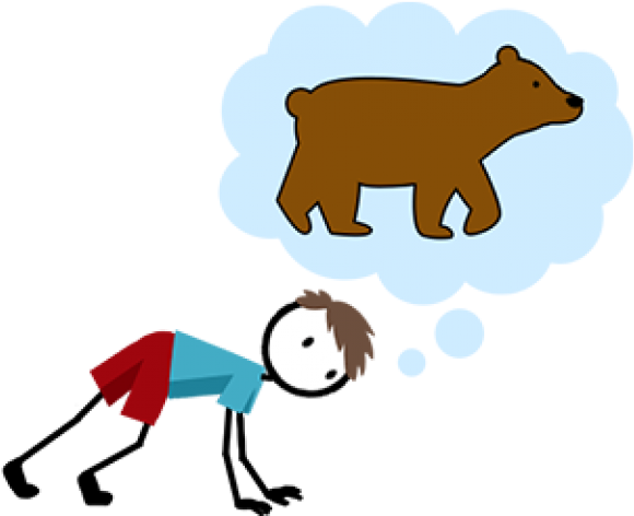 Cub Clipart Bear Crawl - Bear Walk Kids (640x480)