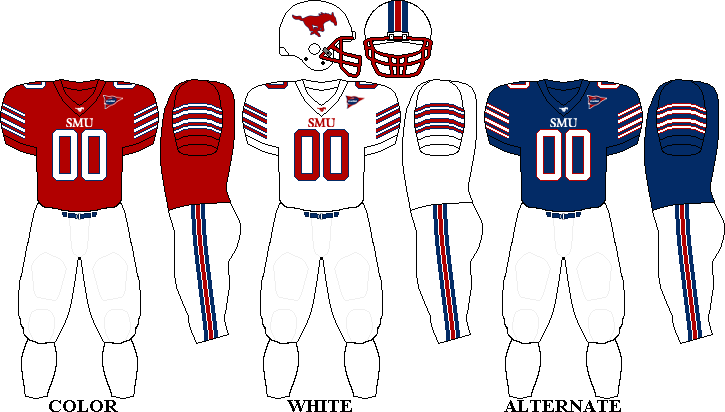 Clipart Info - Smu Mustangs Football (725x412)