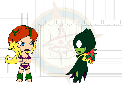 Ivy Steph, Steph Ivy By Dragon Fangx On Deviantart - Cartoon (490x350)