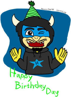 My Happy Birthday Day - Cartoon (400x400)