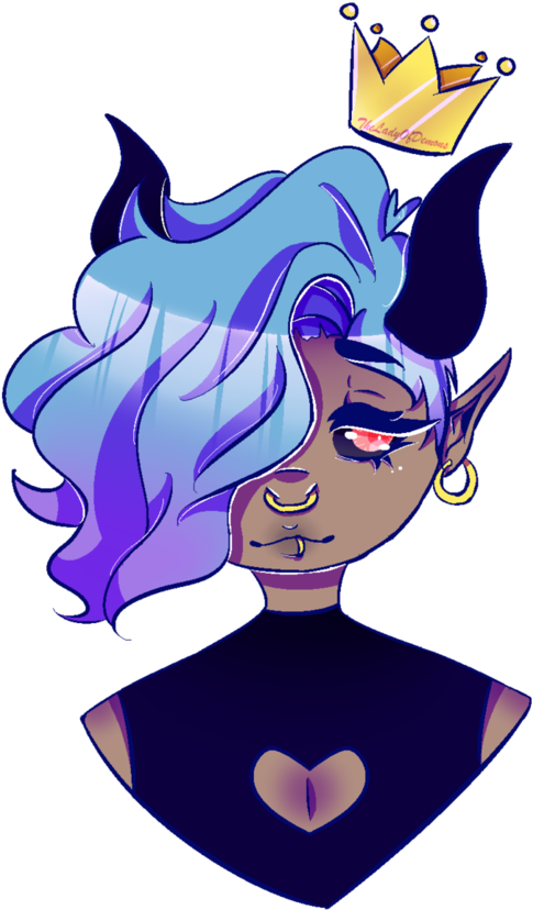 Happy By Theladyofdemons On - Cartoon (735x1088)