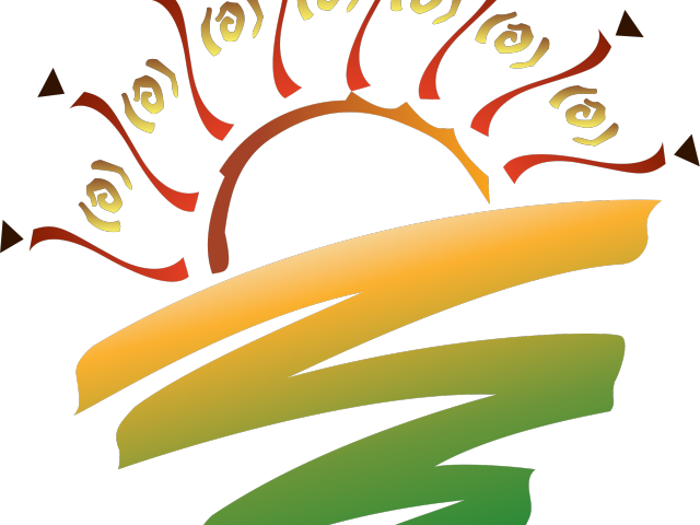 Palm Tree Clipart Sunset Logo - Vector Atardecer Png (640x480)